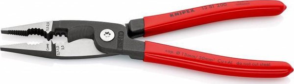 ΠΕΝΕΣ Knipex ΓΙΑ ΕΡΓΑΣΙΕΣ ΗΛΕΚΤΡΙΚΗΣ ΕΓΚΑΤΑΣΤΑΣΗΣ 200 ΧΛΜ, 6IN1 (1 ΤΜ) 14287408 4003773075240