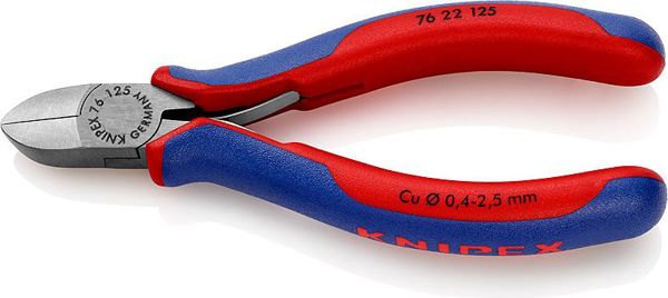 Πλαϊνή πένσα κοπής Knipex, μήκος 125 mm (76 22 125) 5010219 4003773048022