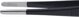 KNIPEX Πινέτα ESD, στρογγυλές άκρες 145mm 3,5 mm, μαύρο χρώμα