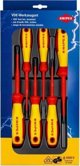 Knipex Σετ Μονωμένων Κατσαβιδιών VDE, 6 Τεμάχια, 00 20 12 V01