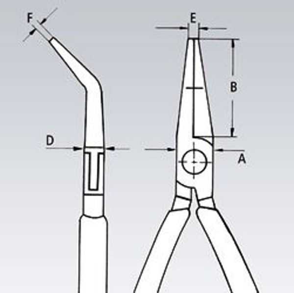 Knipex Πένσες για ηλεκτρονικούς 115mm (3542115)