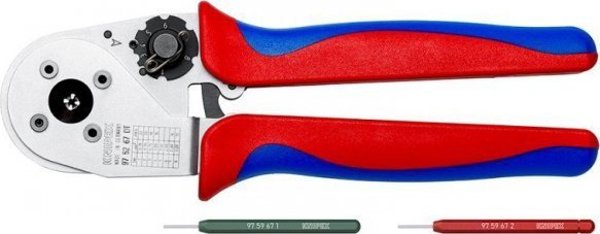 Πένσες Knipex για πτύχωση 4 σημείων για συνδέσεις DT (1 τεμ)