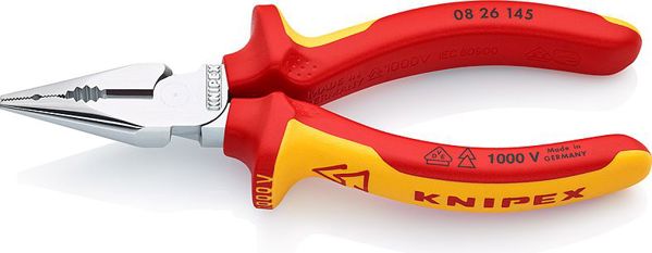 KNIPEX Πένσες γενικής χρήσης μονωμένες VDE 145mm (08 26 145)