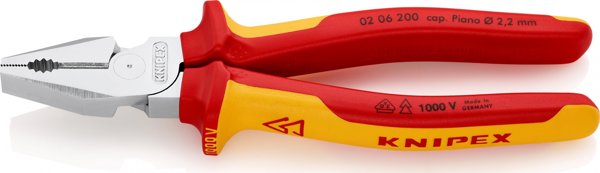 KNIPEX Πένσες γενικής χρήσης με αυξημένη μόχλευση 200mm (0206200)