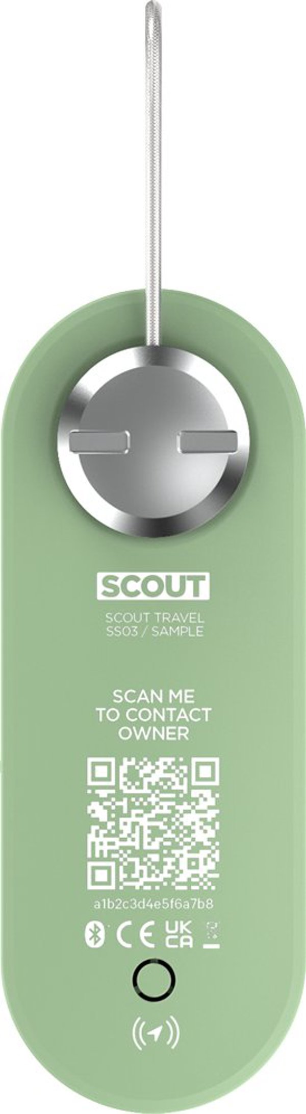 Συναγερμός και εντοπιστής κατά της κλοπής Knog Scout Travel, Apple iOS, πράσινο