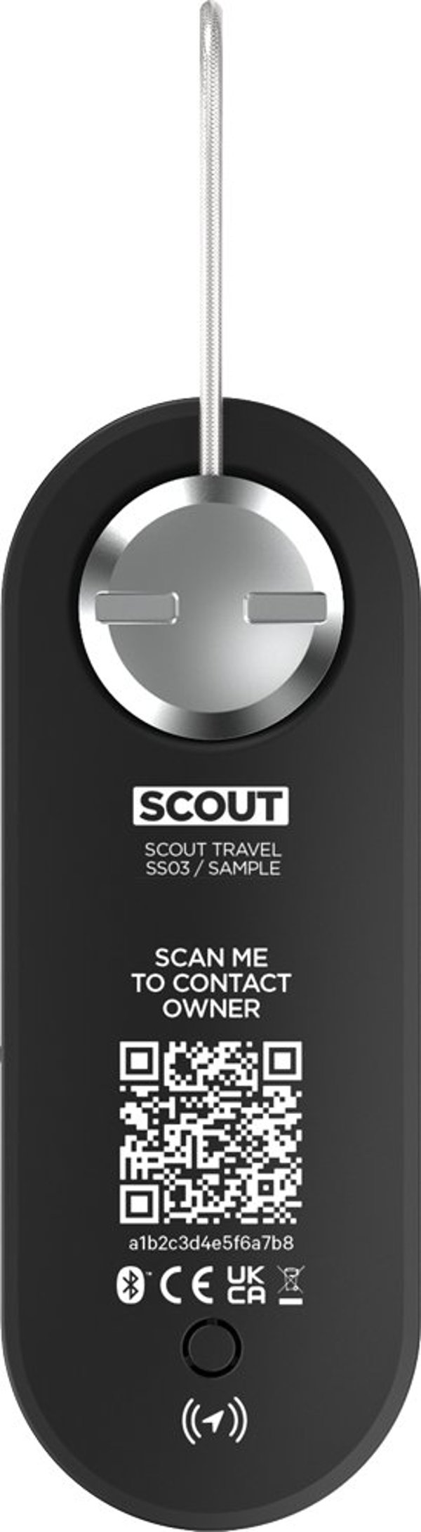 Συναγερμός και εντοπιστής κατά της κλοπής Knog Scout Travel, Apple iOS, μαύρο
