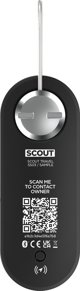 Συναγερμός και εντοπιστής κατά της κλοπής Knog Scout Travel, Apple iOS, μαύρο