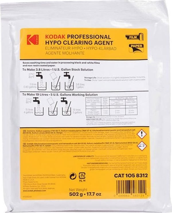 Kodak Επαγγελματικός Παράγοντας Καθαρισμού Υπολειμμάτων 19L (σκόνη)