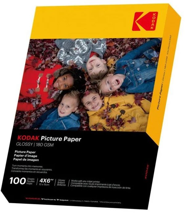 Χαρτί φωτογραφιών Kodak 10x15cm γυαλιστερό 180g 100 φύλλα