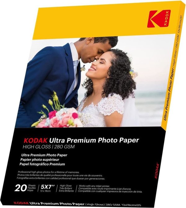 Χαρτί φωτογραφιών Kodak 13x18cm Ultra Premium γυαλιστερό 280g 20 φύλλα