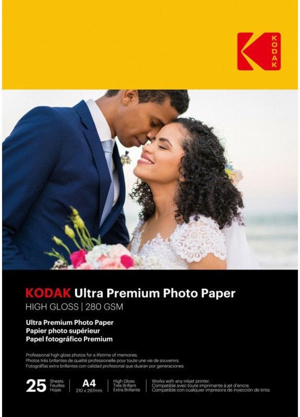 Κωδικό χαρτί φωτογραφιών A4 Ultra Premium γυαλιστερό 280g 25 φύλλα