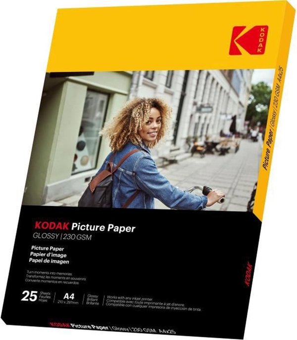 Kodak φωτογραφικό χαρτί A4 γυαλιστερό 230g 25 φύλλα