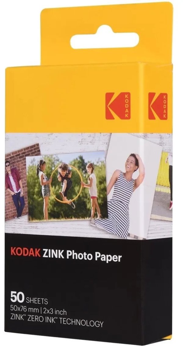 Φωτογραφικό Χαρτί Kodak ZINK 2x3'' 50x76 mm 50 Φύλλα