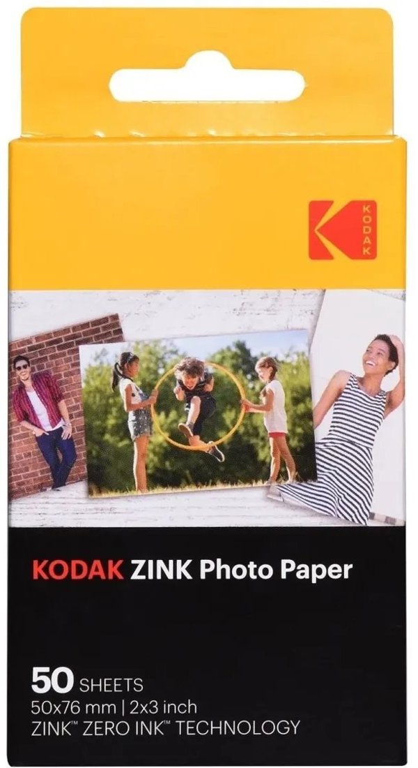 Φωτογραφικό Χαρτί Kodak ZINK 2x3'' 50x76 mm 50 Φύλλα