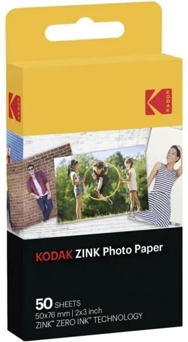 Φωτογραφικό Χαρτί Kodak ZINK 2x3'' 50x76 mm 50 Φύλλα
