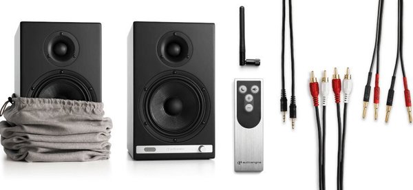 AudioEngine HD6 Ενεργά Ηχεία Bluetooth aptX HD – Καρυδιά