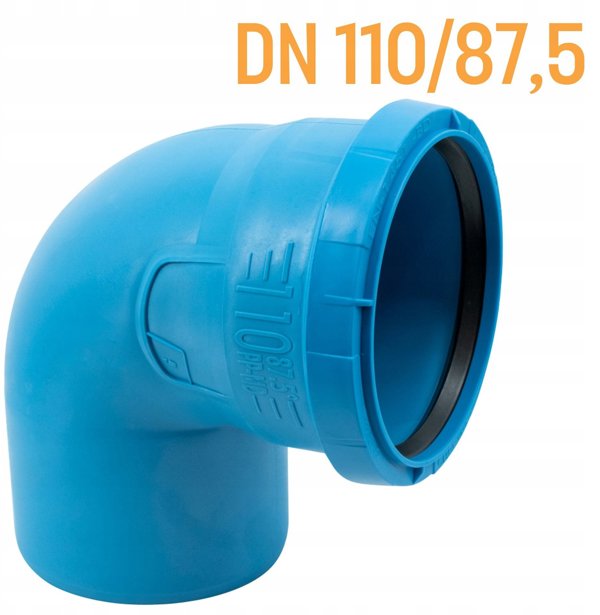 Γωνία PVC POLIphon 110*90^ PP εσωτερική χαμηλού θορύβου (DWZ)