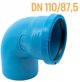 Γωνία PVC POLIphon 110*90^ PP εσωτερική χαμηλού θορύβου (DWZ)