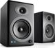 AudioEngine A5+ BT Ενεργά Ηχεία Ραφιού 100W με Bluetooth aptX-HD και Woofer από Ίνες Αραμιδίου - Μαύρο