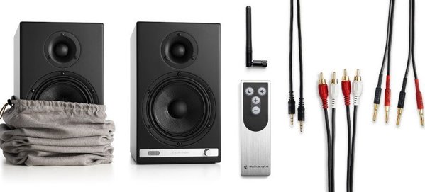 Audioengine HD6 Ενεργά Ηχεία Bluetooth με aptX HD - Μαύρα