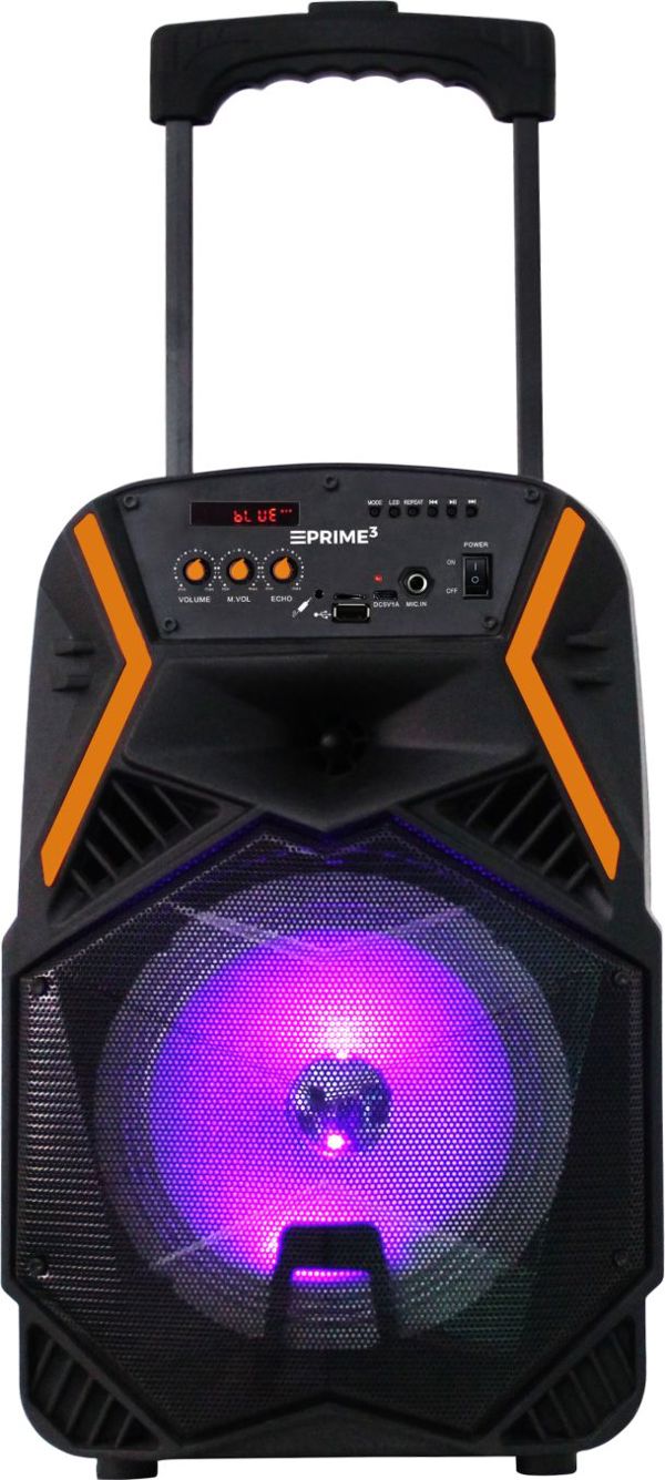 Φορητό Ηχείο Prime3 Blaze APS22 Bluetooth, Ενεργό Ηχείο Δαπέδου με USB, AUX και Είσοδο Μικροφώνου 6.3mm, Μαύρο