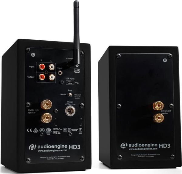 Audioengine HD3 Ενεργά Ηχεία Βιβλιοθήκης 30W με Bluetooth και RCA - Μαύρα