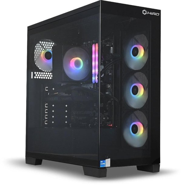 HIRO Gaming Desktop Aurora, Intel Ultra 5 225F, RTX 5060 8GB, 16GB RAM, 1TB SSD, Wi-Fi, Windows 11 Home