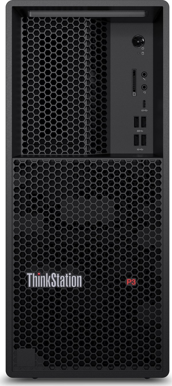 Υπολογιστής Lenovo ThinkStation P3 30GS - Tower - 1 x Core i9 i9-14900K / 3.2 GHz - vPro Enterprise - RAM 64 GB - SSD 2 TB - Κρυπτογράφηση TCG Opal, NVMe, Απόδοση - UHD Graphics 770 - 1GbE - Win 11 Pro - Οθόνη: καμία - Πληκτρολόγιο: Γερμανικό - Lenovo T