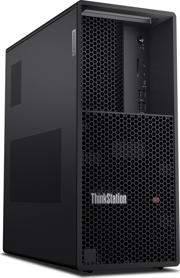 Υπολογιστής Lenovo ThinkStation P3 30GS - Tower - 1 x Core i9 i9-14900K / 3.2 GHz - vPro Enterprise - RAM 64 GB - SSD 2 TB - Κρυπτογράφηση TCG Opal, NVMe, Απόδοση - UHD Graphics 770 - 1GbE - Win 11 Pro - Οθόνη: καμία - Πληκτρολόγιο: Γερμανικό - Lenovo T