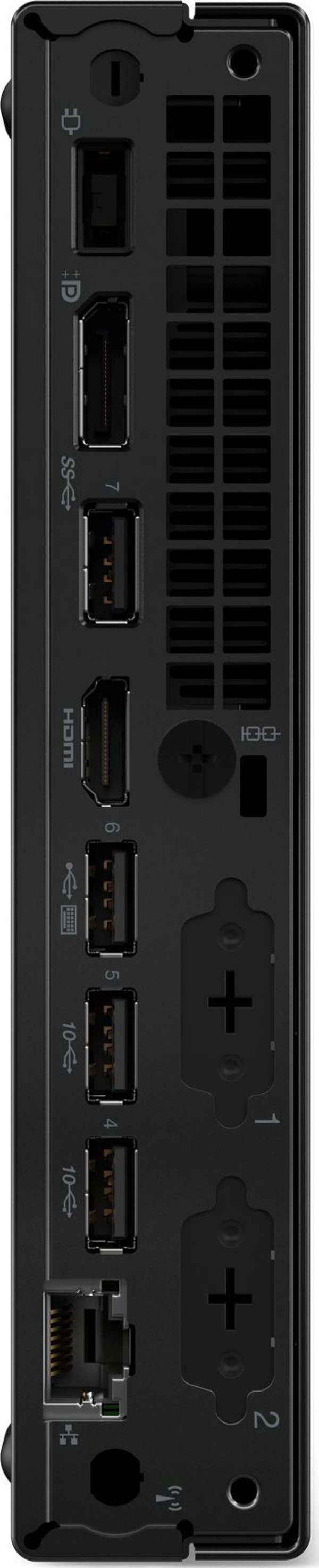 Υπολογιστής Lenovo ThinkCentre M70q Gen 5 12TD - Mini - Core i5 i5-14500T / 1.7 GHz - vPro Enterprise - RAM 16 GB - SSD 512 GB - Κρυπτογράφηση TCG Opal, NVMe - UHD Graphics 730 - 1GbE, Wi-Fi 6E, Bluetooth 5.3 - WLAN: 802.11a/b/g/n/ac/ax (Wi-Fi 6E), Bluet