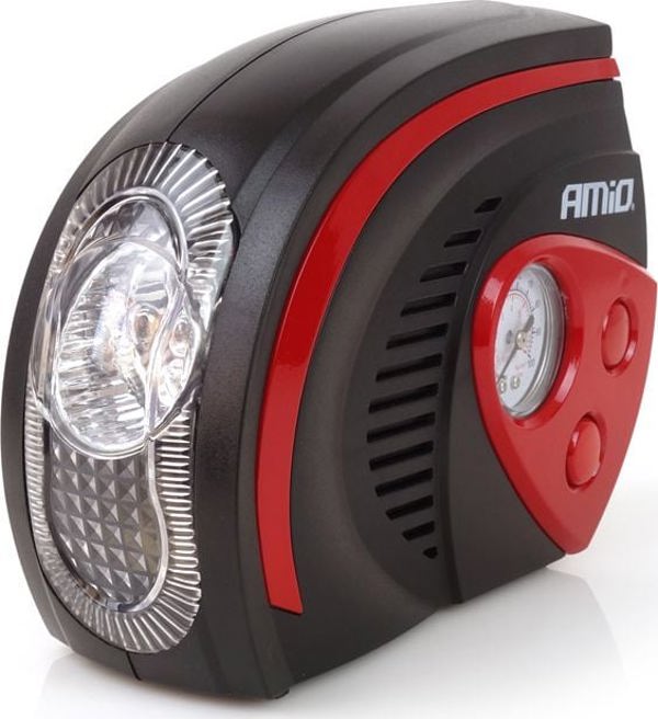 Φορητός αεροσυμπιεστής αυτοκινήτου AMiO Acomp-08 12 V