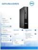 Komputer Dell Pro Micro QCM1255 W11Pro Ryzen 5 Pro 8600GE/16GB/512GB/Integrated/WLAN + BT/Kb/Mouse/3YPS