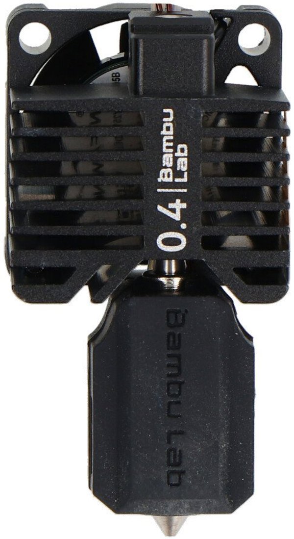 Πλήρης κεφαλή hotend για εκτυπωτές Bambu Lab σειράς X1E - 0,4mm