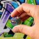 Q-Workshop Σετ Ζαριών Full Art Graffiti Πολυεδρικά Ζάρια για Επιτραπέζια Παιχνίδια RPG