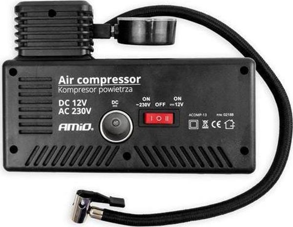 Φορητός αεροσυμπιεστής αυτοκινήτου AMiO Acomp-13 12 V
