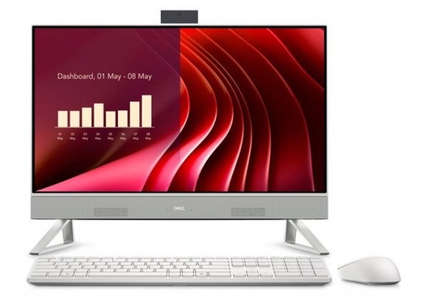 Komputer Dell 24 All-in-One EC24250 Win11Pro 7-150U/16GB/1TB/23.8 FHD/Intel Graphics/Cam/WLAN + BT/Backlit Kb/ 3Y ProSupport