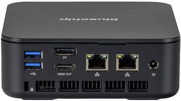 Komputer Bluechip BUSINESSline M13100 Intel N N100 8 GB DDR4-SDRAM 120 GB SSD Windows 11 Pro Mini PC Czarny