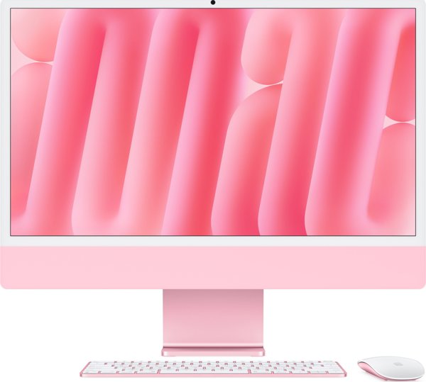 Υπολογιστής Apple iMac 24 M4 / 16 GB / 256 GB / 10R GPU / Ροζ (MWV43ZE/A)