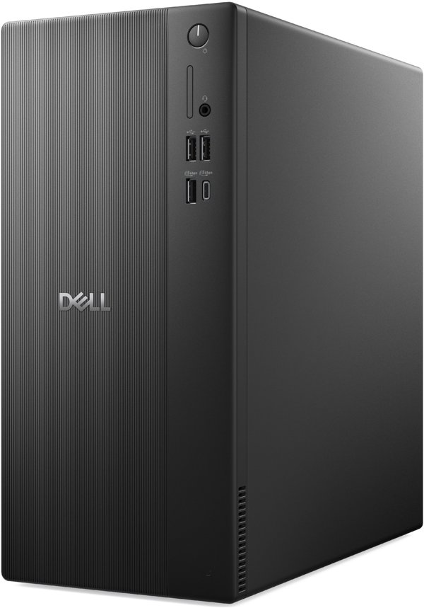 Komputer Dell Tower ECT1250 Win11Pro i3-14100/8GB/512GB SSD/UHD 730/WLAN + BT/Wireless Kb ' Mouse/3YPS