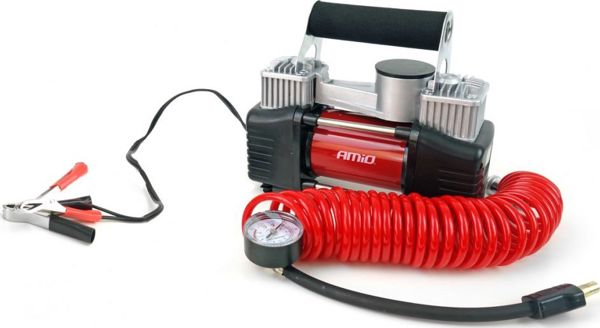 Φορητός αεροσυμπιεστής αυτοκινήτου AMiO Acomp-4 12 V