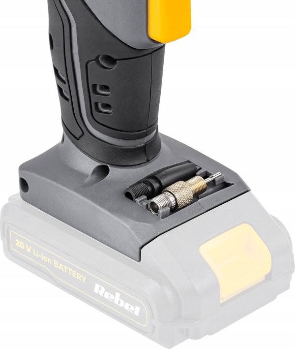 Φορητός αεροσυμπιεστής Rebel 20V 2A 7 bar