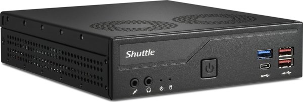 Υπολογιστής Shuttle Shuttle DH770 υπολογιστής τύπου barebone Μέγεθος PC 1.35L Μαύρο Intel H770 LGA 1700