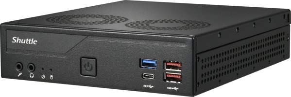 Υπολογιστής Shuttle Shuttle DH770 υπολογιστής τύπου barebone Μέγεθος PC 1.35L Μαύρο Intel H770 LGA 1700