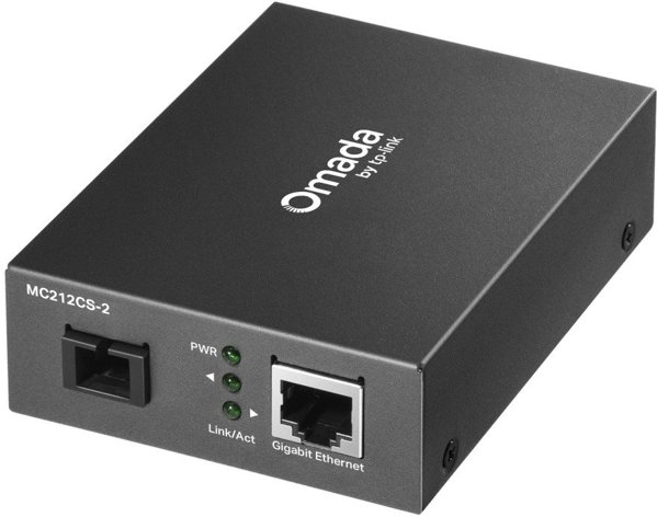 Μετατροπέας Μέσων Gigabit WDM Omada MC212CS-2