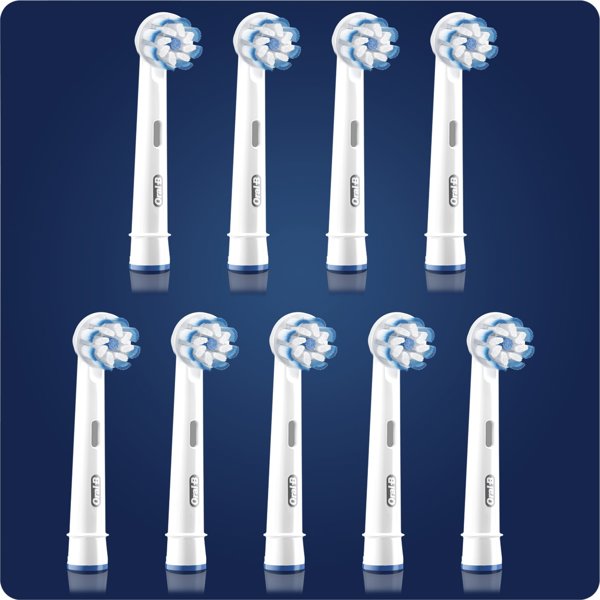 Κεφαλή Procter & Gamble Oral-B Sensitive Clean 80339524 Ηλεκτρική Οδοντόβουρτσα 9 τεμάχια Λευκό (4210201325239)