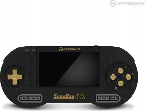 Φορητή κονσόλα Hyperkin ΚΟΝΣΟΛΑ HYPERKIN SUPABOY BLACKGOLD PORT