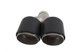 MTuning Άκρο Εξάτμισης Carbon Mat, Διπλή Απόληξη 114mm, Είσοδος 76mm