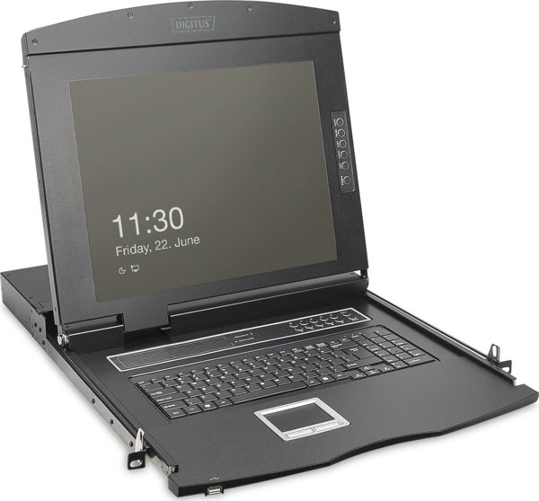 Konsola KVM Digitus KVM Digitus 19" TFT Konsole GE Tastatur