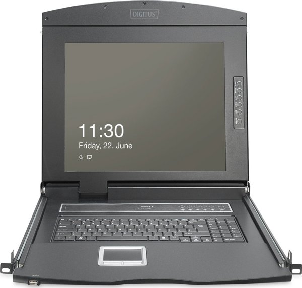 Konsola KVM Digitus KVM Digitus 19" TFT Konsole GE Tastatur