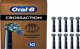 Κεφαλές βουρτσών Braun Oral-B Pro CrossAction, συσκευασία 10 τεμαχίων (συσκευασία χωρίς απογοήτευση)